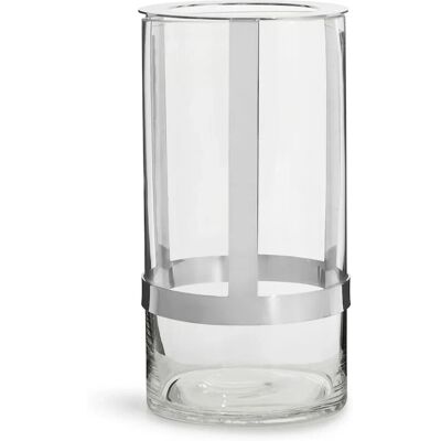 Sagaform Hold Justerbar vase Sølv - Vase, 15cm x 28-47cm Sagaform Hold Justerbar vase Sølv - Vase, 15cm x 28-47cm
