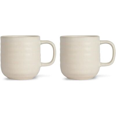 Sagaform Sett med 2 Greskopper Off White - Kaffekoppesett Sagaform Sett med 2 Greskopper Off White - Kaffekoppesett