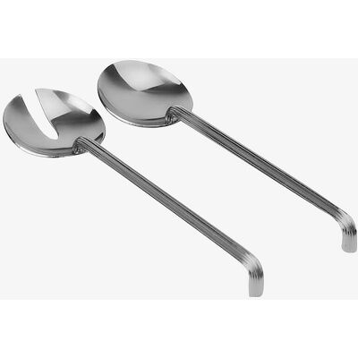 Sagaform - Estelle - Silver - Stainless steel - Salatbestik Sagaform - Estelle - Silver - Stainless steel - Salatbestik