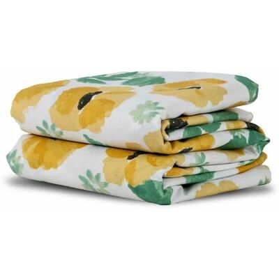 Sagaform Eden Resirkulert bomull og polyester duk - 150x250cm - Gul - Innendørs/utendørs Sagaform Eden Resirkulert bomull og polyester duk - 150x250cm - Gul - Innendørs/utendørs