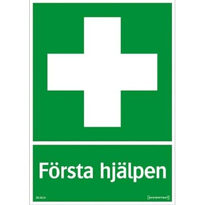Verktygsboden Första Hjälpen Skylt - First Aid Sign Verktygsboden Första Hjälpen Skylt - First Aid Sign