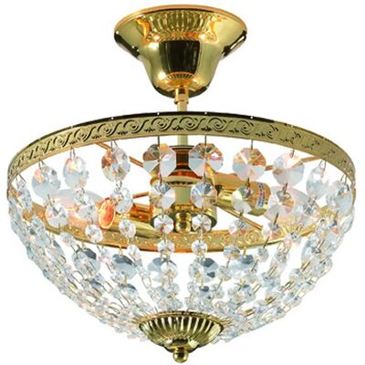Markslojd Hanaskog Gold Kristall-Deckenleuchte - Deckenlampe Markslojd Hanaskog Gold Kristall-Deckenleuchte - Deckenlampe