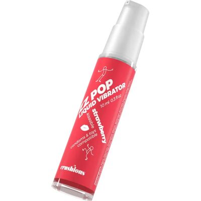 Crushious Marque Zz Pop Vibrateur Fraise - 10ml - Publicité Crushious Marque Zz Pop Vibrateur Fraise - 10ml - Publicité
