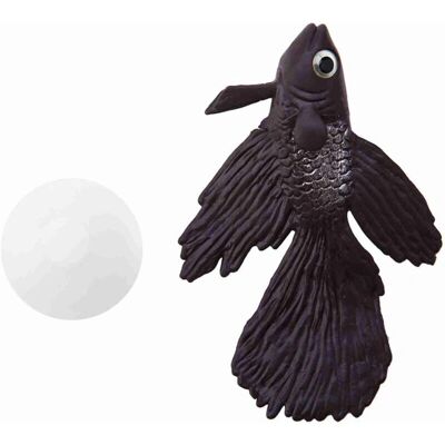 EOSNOW - Betta - Marrone - Silicone - Ornamento per acquario EOSNOW - Betta - Marrone - Silicone - Ornamento per acquario