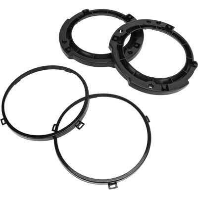 EOSNOW - 7in Round Ring - Jeep JK - Nero - Supporto Faro EOSNOW - 7in Round Ring - Jeep JK - Nero - Supporto Faro