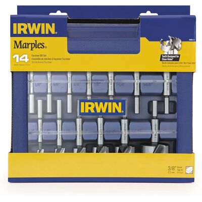 Irwin Marples Forstner-Bohrerset - 14-teiliges Holzbohrer-Set für feine Holzbearbeitung Irwin Marples Forstner-Bohrerset - 14-teiliges Holzbohrer-Set für feine Holzbearbeitung