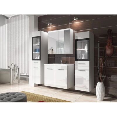 BRATEX - MADRID II - Blanco Brillo - Bathroom Cabinet Set BRATEX - MADRID II - Blanco Brillo - Bathroom Cabinet Set