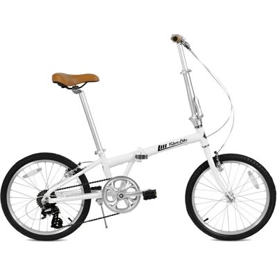 Fabricbike Vouwfiets 7V - Volwassenen - 54 - Wit Fabricbike Vouwfiets 7V - Volwassenen - 54 - Wit