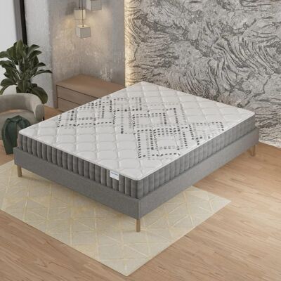 Ensemble Matelas et Sommier SensoRêve - Ressorts ensachés, 20cm - Publicité Ensemble Matelas et Sommier SensoRêve - Ressorts ensachés, 20cm - Publicité