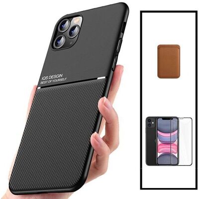 Portefeuille Magnétique Lux pour iPhone SE 2020 - Étui en Verre Trempé 5D - Publicité Portefeuille Magnétique Lux pour iPhone SE 2020 - Étui en Verre Trempé 5D - Publicité