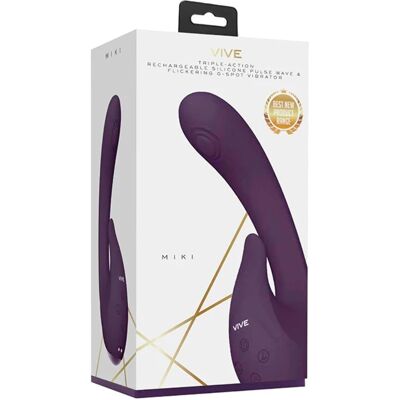 VIVE Miki Stimulateur G-Spot - Violet - Jouet sexuel VIVE Miki Stimulateur G-Spot - Violet - Jouet sexuel