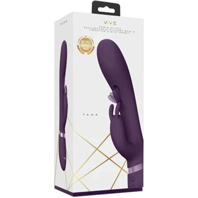 VIVE Tama - Vibromasseur G-spot et Clitoris de Luxe - Violet VIVE Tama - Vibromasseur G-spot et Clitoris de Luxe - Violet