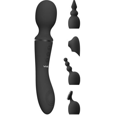 Vive Nami Vibromasseur Double Face - 10+10 Fonctions - Noir Vive Nami Vibromasseur Double Face - 10+10 Fonctions - Noir