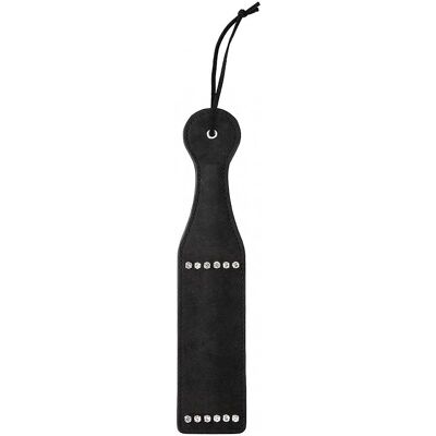 Ouch! Gyémántokkal díszített Paddle - Fekete - BDSM Eszköz Ouch! Gyémántokkal díszített Paddle - Fekete - BDSM Eszköz