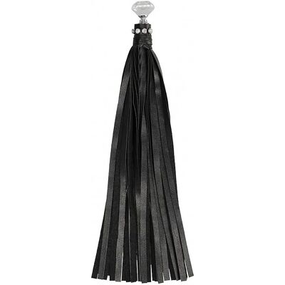 Fouet en Cuir Diamanté - Accessoire Impact BDSM Fouet en Cuir Diamanté - Accessoire Impact BDSM