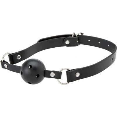 Ouch! Modèle : Gag à Boule de 4,5cm, Courroies Réglables - Accessoires BDSM Ouch! Modèle : Gag à Boule de 4,5cm, Courroies Réglables - Accessoires BDSM