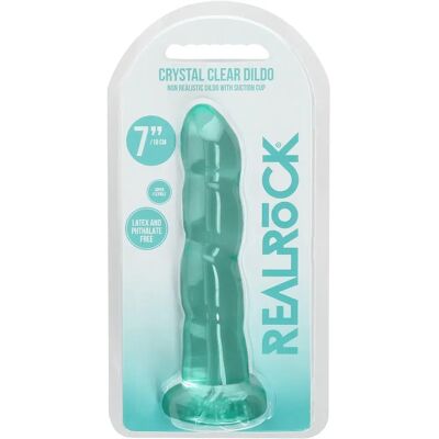 Realrock Vert 17cm Dildo Non Réaliste avec Ventouse - Sextoy Realrock Vert 17cm Dildo Non Réaliste avec Ventouse - Sextoy