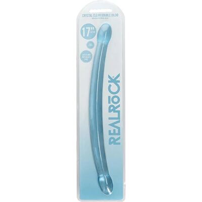 Godemichet Double Dildo 42cm Non R?aliste Bleu Godemichet Double Dildo 42cm Non R?aliste Bleu