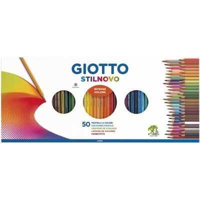 GIOTTO 2573 00 Farbstifte - 50 Stück - Ideal für die Schule GIOTTO 2573 00 Farbstifte - 50 Stück - Ideal für die Schule