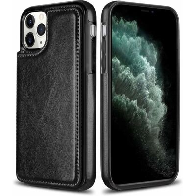 ShieldCase - iPhone 12 Pro Wallet Case - Zwart ShieldCase - iPhone 12 Pro Wallet Case - Zwart
