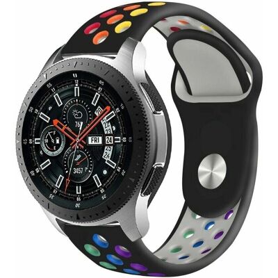 ShieldCase - Galaxy Watch - Zwart - Ademend - Horlogeband ShieldCase - Galaxy Watch - Zwart - Ademend - Horlogeband