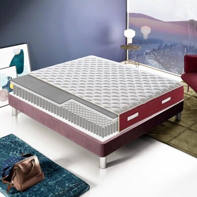 Ilovesleep Colchón de muelles ensacados y espuma viscoelástica - 20cm - Hipoalergénico - Hecho en Italia Ilovesleep Colchón de muelles ensacados y espuma viscoelástica - 20cm - Hipoalergénico - Hecho en Italia