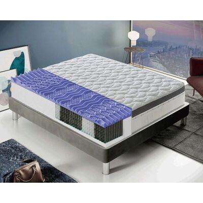 Materasso Ilovesleep 80x200 Molle insacchettate e Memory Foam - 9 Zone - 27cm Materasso Ilovesleep 80x200 Molle insacchettate e Memory Foam - 9 Zone - 27cm