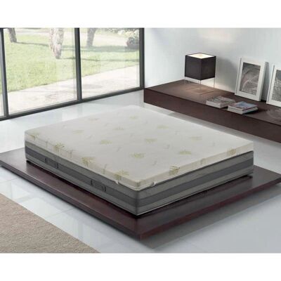 Topper de Espuma Viscoelástica Materassiedoghe 180x200 - Hipoalergénico, Funda Extraíble Topper de Espuma Viscoelástica Materassiedoghe 180x200 - Hipoalergénico, Funda Extraíble