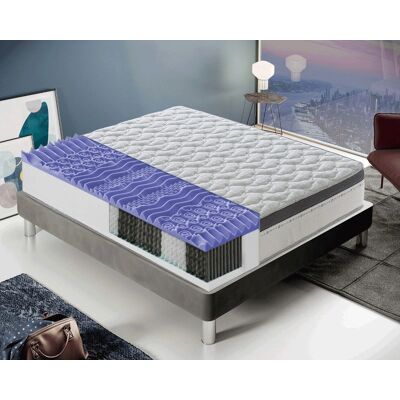 Ilovesleep 90x190 Colchón muelles y espuma viscoelástica - 9 zonas Ilovesleep 90x190 Colchón muelles y espuma viscoelástica - 9 zonas