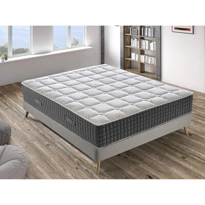 Colchón de Espuma Viscoelástica Ilovesleep - 30cm, 11 Zonas - Cubierta Plateada Transpirable - Ortopédico Colchón de Espuma Viscoelástica Ilovesleep - 30cm, 11 Zonas - Cubierta Plateada Transpirable - Ortopédico