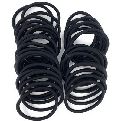 MSC Fasce per capelli - 40 pezzi, 4mm di spessore, 50mm di diametro - Senza metallo MSC Fasce per capelli - 40 pezzi, 4mm di spessore, 50mm di diametro - Senza metallo