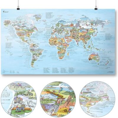 Awesome Maps - Mapa de Senderismo Reescribible - Mapa Awesome Maps - Mapa de Senderismo Reescribible - Mapa