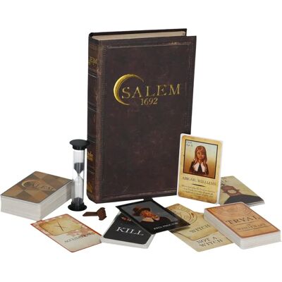 LatestBuy Salem 1692 2nd Edition Card Game - Witch Hunt Strategy LatestBuy Salem 1692 2nd Edition Card Game - Witch Hunt Strategy