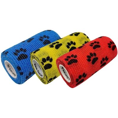 LisaCare - cerotti per zampe 10cmx4,5m - 3 pz - Bandage LisaCare - cerotti per zampe 10cmx4,5m - 3 pz - Bandage