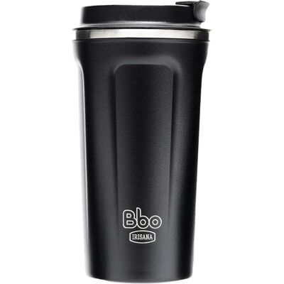 Irisana Taza termo de acero inoxidable negro - Taza termo Irisana Taza termo de acero inoxidable negro - Taza termo