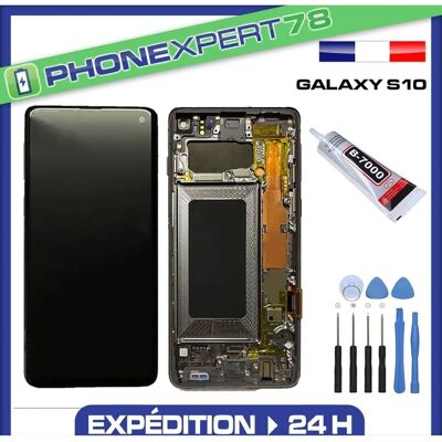 Écran noir 5G pour Samsung Galaxy S21 Plus - Outils inclus - Publicité Écran noir 5G pour Samsung Galaxy S21 Plus - Outils inclus - Publicité