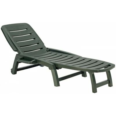 GBSHOP - Lettino prendisole pieghevole 3 posizioni cottage verde - Verde - 3-posizioni - Lettino prendisole GBSHOP - Lettino prendisole pieghevole 3 posizioni cottage verde - Verde - 3-posizioni - Lettino prendisole
