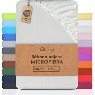 NATUREMARK - Lenzuolo Angoli Microfibra - Crema - Fitted sheet NATUREMARK - Lenzuolo Angoli Microfibra - Crema - Fitted sheet
