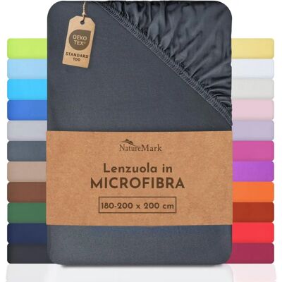 NATUREMARK - Lenzuolo Angoli Microfibra - Fitted Sheet NATUREMARK - Lenzuolo Angoli Microfibra - Fitted Sheet