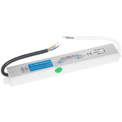 SILAMP Transformateur 220V 12V IP67 30W - Alimentation électrique - Publicité SILAMP Transformateur 220V 12V IP67 30W - Alimentation électrique - Publicité