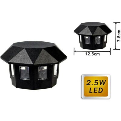 Trade Shop RGB LED Wandleuchte - Wasserdicht 2,5W Trade Shop RGB LED Wandleuchte - Wasserdicht 2,5W