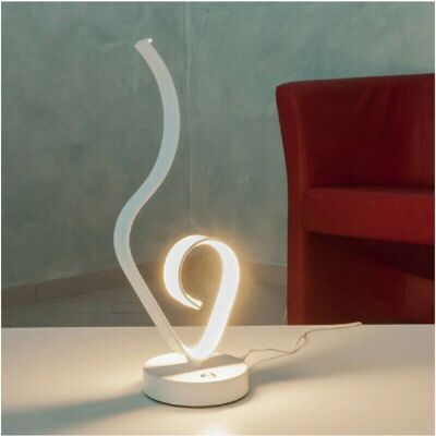 Trade Shop Traesio - Wellen Nachttischlampe - Modern 10W Tischleuchte Trade Shop Traesio - Wellen Nachttischlampe - Modern 10W Tischleuchte