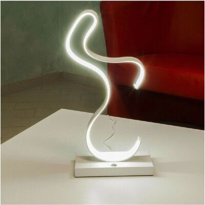 Lampada da Comodino Curva - Moderna 10/12W, Luce Naturale Lampada da Comodino Curva - Moderna 10/12W, Luce Naturale