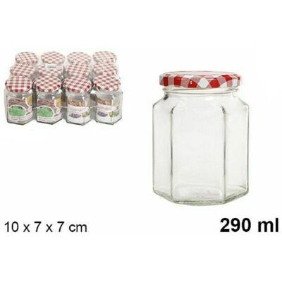 Conjunto de 12 frascos de vidrio Trade Shop Traesio - 290ml Almacenamiento Conjunto de 12 frascos de vidrio Trade Shop Traesio - 290ml Almacenamiento
