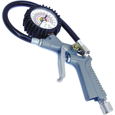Pistola de Inflado de Neumáticos Trade Shop - Profesional y bricolaje con Medidor Pistola de Inflado de Neumáticos Trade Shop - Profesional y bricolaje con Medidor