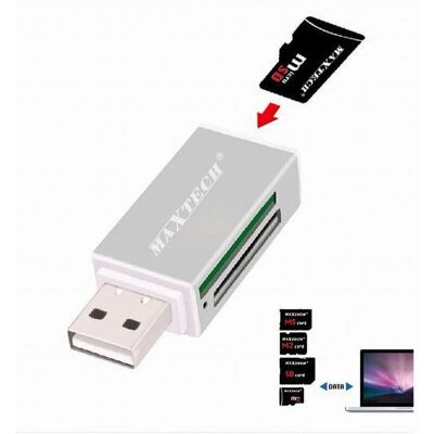 TRADE SHOP - LTO-SM02 - USB 2.0 - Lector de tarjetas TRADE SHOP - LTO-SM02 - USB 2.0 - Lector de tarjetas