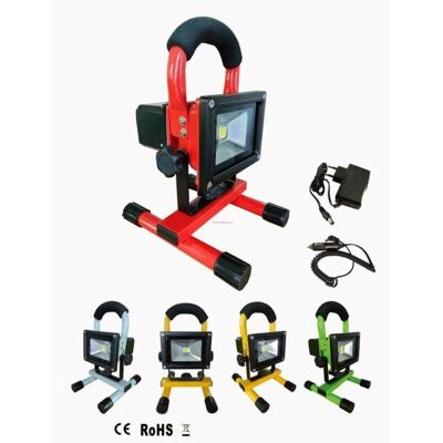 Trade Shop Traesio Wiederaufladbarer Wasserdichter LED Fluter - 30W Trade Shop Traesio Wiederaufladbarer Wasserdichter LED Fluter - 30W
