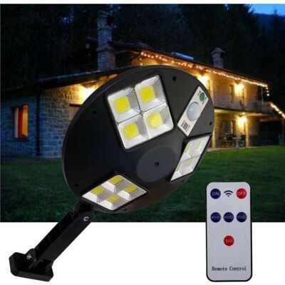 Trade Shop Luz solar con sensor de movimiento - 144 LED COB - 220mm Trade Shop Luz solar con sensor de movimiento - 144 LED COB - 220mm