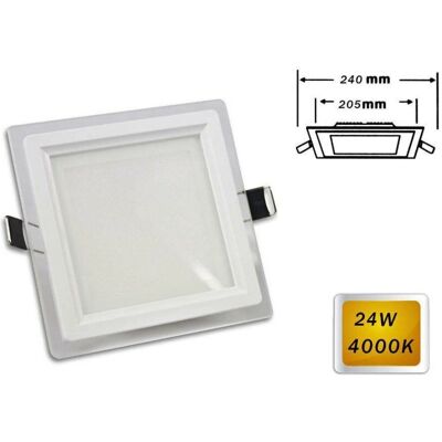 Trade Shop Pannello Led Slim Einbau - 24W Weiß 3000K-6500K-4000K - LED Panel Trade Shop Pannello Led Slim Einbau - 24W Weiß 3000K-6500K-4000K - LED Panel
