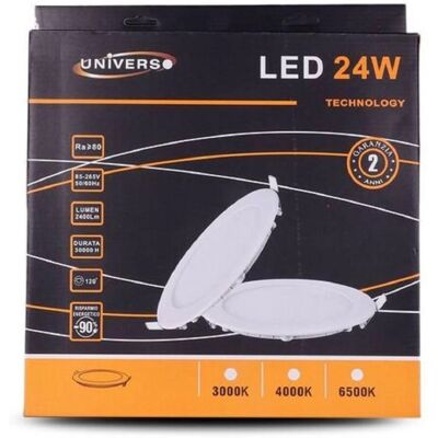 Trade Shop Pannello Led Slim 24W Bianco Naturale - Pannello LED Trade Shop Pannello Led Slim 24W Bianco Naturale - Pannello LED